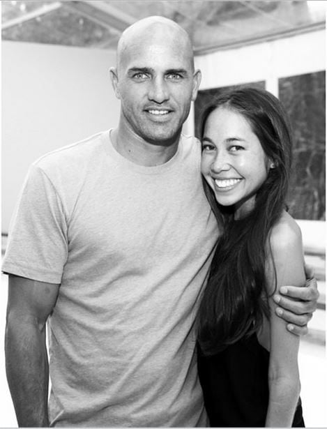 Image of Kelly-Slater-and girlfriend-Kalani-Miller for testimonial